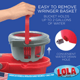 thumbnail image 5 of LOLA Revolution Microfiber Spin Mop System, Reusable & Machine Washable - 1 Pack, 5 of 8