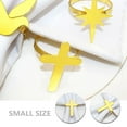 thumbnail image 4 of 4pcs Napkin Buckles Cross Napkin Rings Holders Hotel Napkin Buckles Wedding Dinner Table Decor, 4 of 8