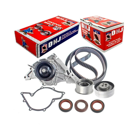 DNJ TBK806AWP Timing Belt Kit Water Pump Fits Cars & Trucks 95-98 Audi 90 A4 2.8L V6 SOHC 12v