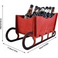 thumbnail image 3 of JKLOP Christmas Reindeer Wine Bottle Holder Reindeer and Sleigh Wine Rack Display Stand Table Top and Counter Wine Rack for Christmas Holiday for Home & Kitchen, 3 of 7