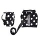 thumbnail image 4 of Mascota perro chaleco arnés con sombrero disfraz de mascota ropa negro blanco-xs Round Dot-M Sunnimix Arnés para chaleco para perros, 4 of 8