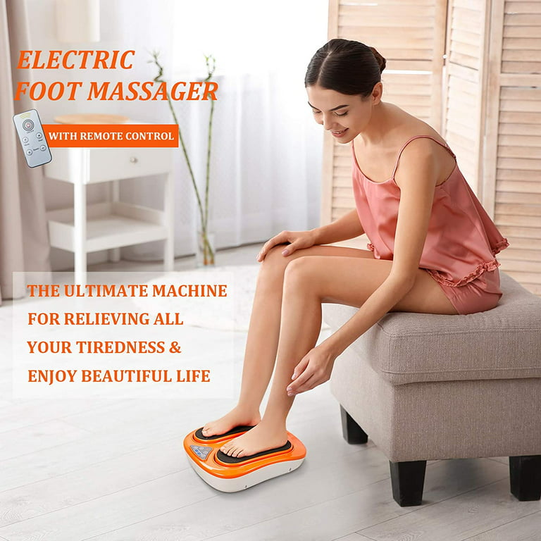 Wakeman Foot Massager - Vibrating Platform with Rotating Acupressure for  Feet and Legs with 20 Intensity Levels 80-5196 - The Home Depot