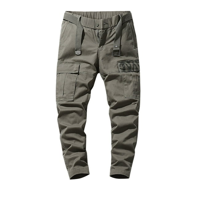 toraway Men Shorts Inch Seam Summer Male Cargo Pants Solid Color Multi Pocket Tether Stretch Solid Color Pants 34