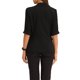thumbnail image 3 of Chaqueta Blazer de Manga Corta para Oficina Inspire Chic para Mujeres, Cárdigan Casual de Un Botón, Negro, XL, 3 of 6