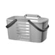 thumbnail image 2 of Cesta de ducha con orificios de drenaje, cesta de baño multiusos, almacenamiento para el hogar Gris, 2 of 9