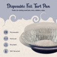 thumbnail image 4 of KitchenDance Mini Pie Tins With Lids - Premium 5 Inch Pans for Baking Pies, Tarts, Cobblers, and Cakes - Essential for Professional and Home Kitchens 501P (250, Blue), 4 of 4