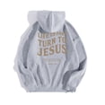 thumbnail image 3 of SIYUDAN Womens Sweatshirt Hoodies Trust in the Lord Hoodies Graphic Letter Print Sweatshirt Oversized Pullover Hoodie Sweatshirt Womens Fall Jackets Trending Clothes, 3 of 5