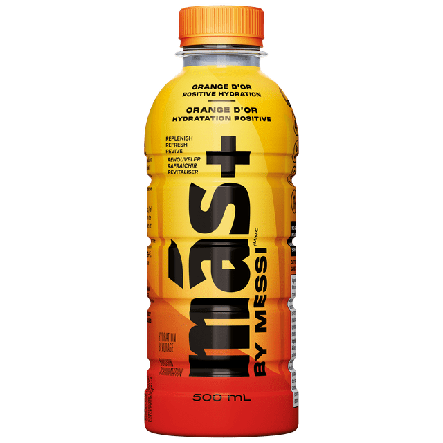 Mas+ By Messi Orange D'Or Hydration Drink