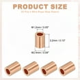 thumbnail image 2 of Uxcell Wire Rope Stop Sleeve, Copper Crimping Loops Sleeve Round Crimp Ferrules for Wire Rope and Cable Ferrule 1/16"(1mm), 2 of 7