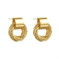 thumbnail image 1 of Decodeary 1 Pair Woman Round Earrings Jewelry Simple Style Hanging Birthday Earring, 1 of 6