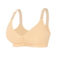 thumbnail image 1 of Bra Lingerie for Casual Everyday Comfort with Front-Button Design and Seamless Backless Style for All Seasons, 1 of 8