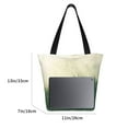 thumbnail image 3 of Kll Tote Bag For Women Fog Forest Print Shopping Grocery Reusable Bags For Office School Shopping Travel, 3 of 7