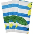 thumbnail image 6 of Lemons Blue White Striped Tea Towels Set of 6 Watercolor Kitchen Dish Cloth with Hanging Loop, 18"x28"Lint-Free Absorbent Towel for Kitchen Drying Wiping and Cleaning, 6 of 7