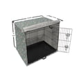 thumbnail image 6 of Clouds Dog Crate Cover, Fantasy World Dreamy with Dragon Tails, Easy to Use Pet Kennel Cover Small Dogs Puppies Kittens, 7 Sizes, Blue Grey Multicolor, by Ambesonne, 6 of 6