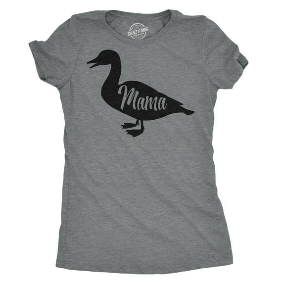 Womens Mama Duck T Shirt Cute Bird mom gift for Pet Owner or Lover Womens Graphic Tees