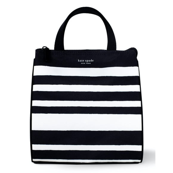 Bolsa de almuerzo Kate Spade New York Sarah Stripe Black