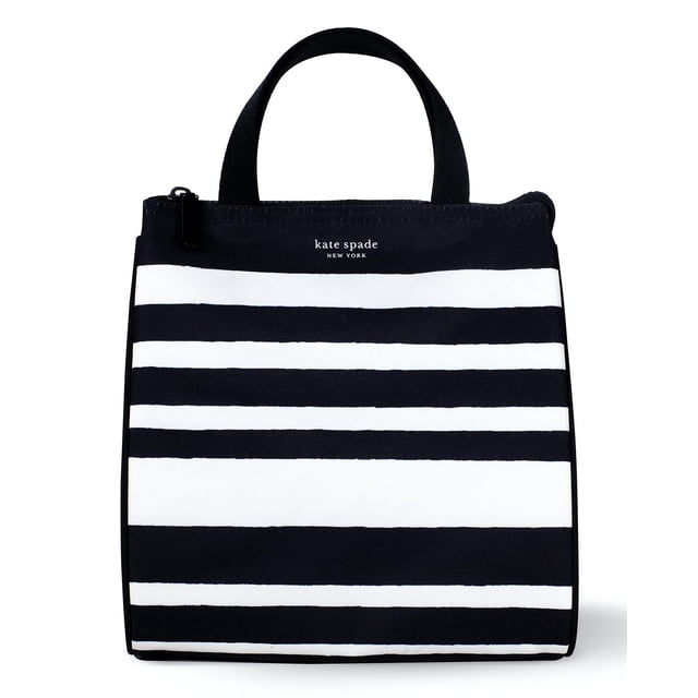 Bolsa de almuerzo Kate Spade New York Sarah Stripe Black