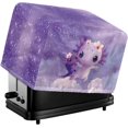 thumbnail image 1 of Cartoon Axolotl Toaster Cover for Women Kitchen Small Appliance Dust Cover Toaster Cover for Standard 2 Slice Toasters Bread Maker Accessories Decor Purple, 1 of 7