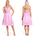 thumbnail image 4 of Disfraz de Margot Barbei para mujer, vestido rosa, disfraz de película Barbei, ropa para mujer adulta, juego de rol, fantasía, disfraz de Halloween, 4 of 5