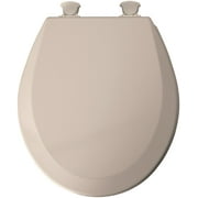 Mayfair Beige EZ Clean Round Toilet Seat - Walmart.com - Walmart.com