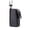 Black, variant on Genuine Leather Double Zipper Car Key Case with 4 Key Rings, Key Organizer for Men and Women