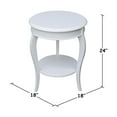 thumbnail image 3 of International Concepts Cambria Round End Table, 3 of 7