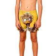 thumbnail image 5 of Boys Girls Summer Swim Trunks with Cute Print - Breathable Soft Fabric Shorts for Pool Beach Play, 5 of 9