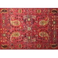 thumbnail image 1 of Ahgly Company Indoor Rectangle Traditional Rust Pink Persian Area Rugs, 5' x 8', 1 of 6