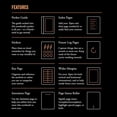 thumbnail image 5 of The Official Bullet Journal Edition 2 - Notebook Built for BuJo, Medium A5 204 Pages of 120gsm Paper, With Bujo Pocket Guide (Black), 5 of 6
