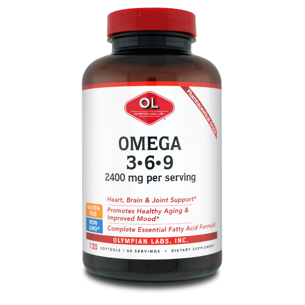 Olympian Labs Omega 369 Dietary Supplement, 2400mg, 100 count