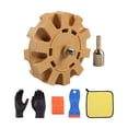 thumbnail image 1 of Removedor de Calcomanías Genérico, Borrador, Removedor de Adhesivos de Ruedas, Herramienta de Eliminación de Vinilo Multiusos para Pegatinas de Vidrio Engranaje de 100 mm, 1 of 8