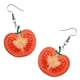thumbnail image 2 of 1 par de aretes creativos con forma de fruta, colgantes de moda para orejas, joyería delicada para mujeres, rojo (tomate), 2 of 5