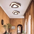 thumbnail image 2 of Arturesthome Nordic Irregular Flush Mount Solid Wooden Ceiling Light For Living Room, 2 of 15