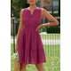 thumbnail image 5 of Vestido de Verano PRETTYGARDEN Mujer 2025 Cuello en V Bordado Ojal Burdeos, 5 of 8