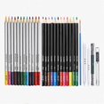 thumbnail image 2 of H&B 74pcs/set Professional Drawing Kit Sketch Pencils Art Sketching Painting Supplies with Carrying Bag, 2 of 5