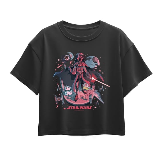Star Wars - Darth Vader - Youth Girls Boxy T-Shirt
