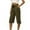 Army Green, variant on Efsteb Womens Sweatpants Solid Color Drawstring Shorts Elastic Waist Wide Leg Capris Pants with Pocket (Dark Gray,M)