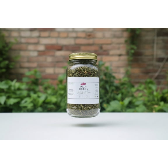 Bconscious Naturals Spearmint Herbal Tea Loose Leaf – Caffeine Free Mint Tea, Premium Botanical Tea Blend in Reusable Mason Jar