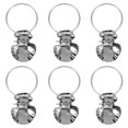 thumbnail image 1 of CIMAXIC Crochets de Rideau 30 Pcs Accessoires de Tringle à Rideaux Motif Coquillage, 2.17"X0.98"X0.39 Pouces, 1 of 5