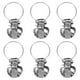 thumbnail image 1 of 30 ganchos para cortina de baño, accesorios para barra de cortina, ganchos para cortina con patrón de concha, 1 of 6