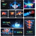 thumbnail image 5 of AOC Proyector portátil WiFi y Bluetooth, 4K Full HD, rotación de 180°, 8000 lúmen, 220 ANSI, corrección Trapezoidal, para portátil, 5 of 5
