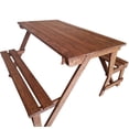 thumbnail image 2 of Mesa Convertible a Banca Plegable De Madera Sólida – Rústico Tratable NATIVO MUEBLES DEL BOSQUE, 2 of 5