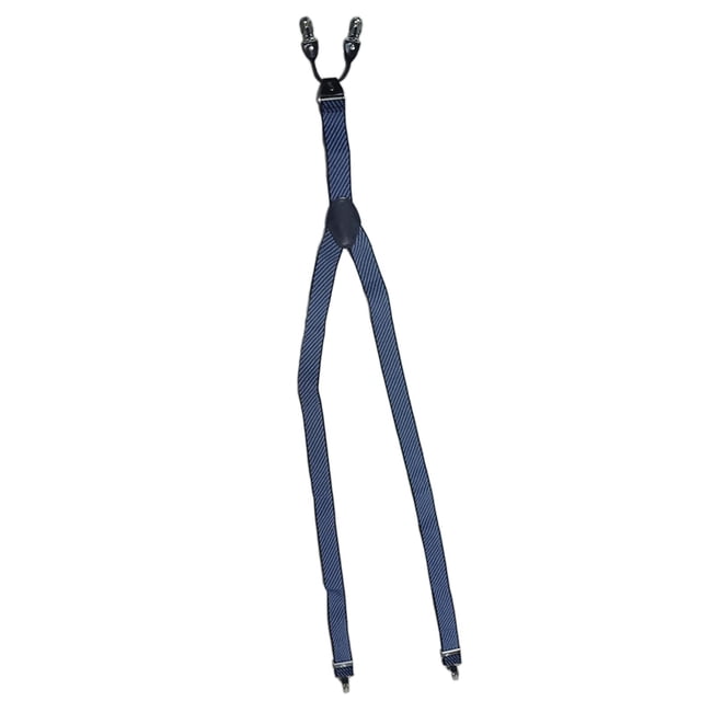 Tirantes para Hombre Yuyangstore Ajustables con 4 Clips Sarga Azul Oscuro