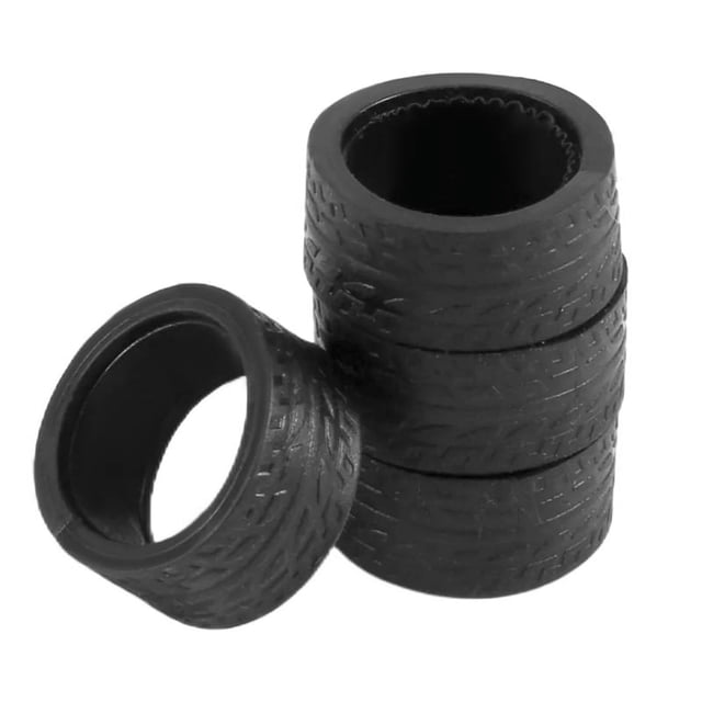 4 Piezas de NeumáTicos de Goma para K969 K989 P929 Iw04M Iw02 Mini-Z Mini-D Mini-Q 1/28 RC Coche de Carreras de Deriva