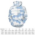 thumbnail image 2 of Blue Willow Ceramic Background Texture 3d Sweatshirts Hoodie Fashion Casual Personality Men's Women Street Hoodie Pullovers Long Sleeve Comfortable Top, 2 of 6
