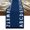 Blue, variant on Black Letters Table Runner Modern Minimalist Style Beige Tablerunners 13 x 70 Inch, Table Decorations Tabletop Scarf for Summer Gathering Holiday Farmhouse Kitchen Dining Decor