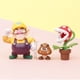 thumbnail image 2 of KEVCHE 18 Piezas Mario Bros Figura Juguetes, Mario Figura Luigi Figura Decoración de Tartas Juguete Mario Luigi Princess Yoshi, Figuras Mario Bros para el Cumpleaños de los Niños, Edad 3+, 2 of 8