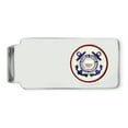 thumbnail image 1 of Beautiful Sterling Silver Rhodium-plated U.S. Coast Guard Money Clip, 1 of 2