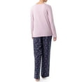 thumbnail image 3 of Wrangler Women's & Women's Plus Long Sleeve Top and Flannel Pajama Bottom, 2-Piece Set, 3 of 12
