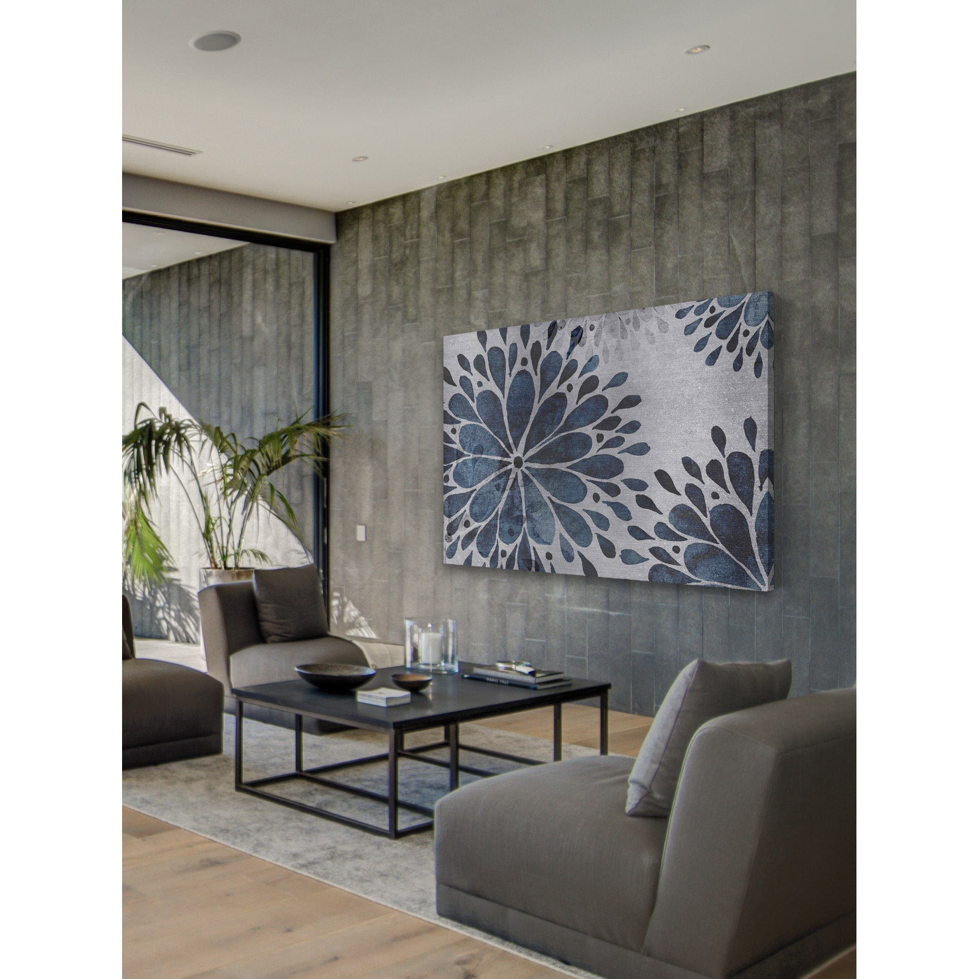 "Petal Splash" Painting Print on Wrapped Canvas